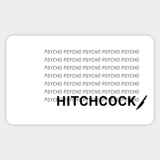 Psycho Hitchcock Sticker